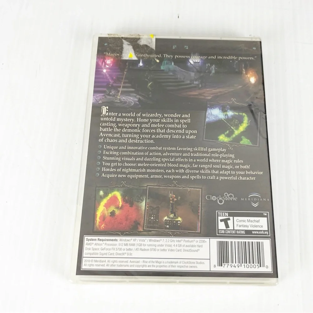 Avencast Rise of the Mage PC DVD-ROM Video Game Sealed